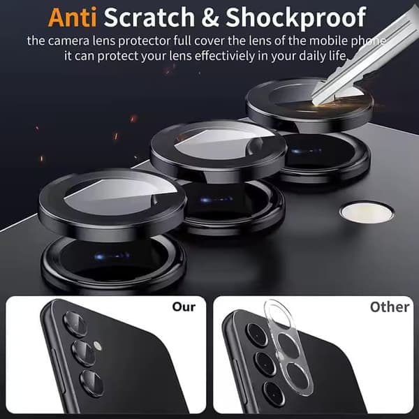 2-Pack Samsung Galaxy S24 ULTRA - Linsskydd / Kameraskydd i Härdat Glas