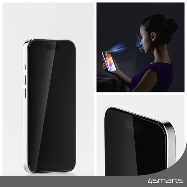 4Smarts 540595 Skärmskyddsglas lämplig för (mobiltelefonmodell): iPhone 15 1 st(ar)