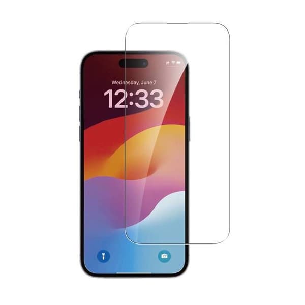4Smarts 540595 Skärmskyddsglas lämplig för (mobiltelefonmodell): iPhone 15 1 st(ar)