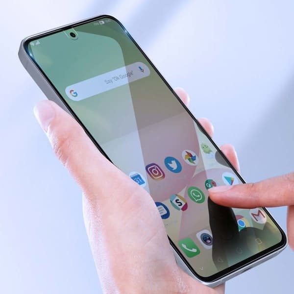 Film av härdat glas för Samsung Galaxy A56 Anti-repor Original Samsung Transparent