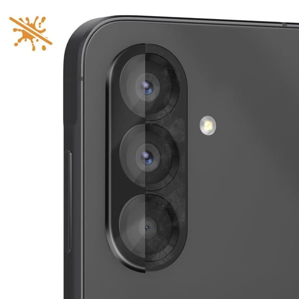 Paket med 2 härdade kameraglas för Samsung Galaxy A56 böjd 3D svart