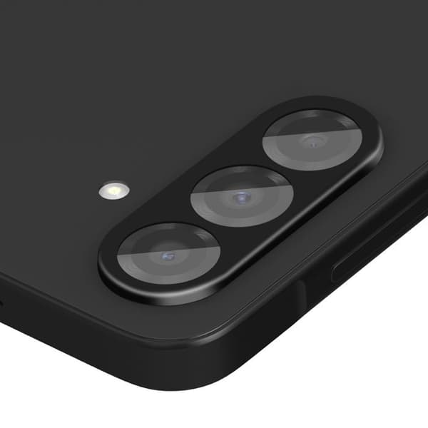 Paket med 2 härdade kameraglas för Samsung Galaxy A56 böjd 3D svart