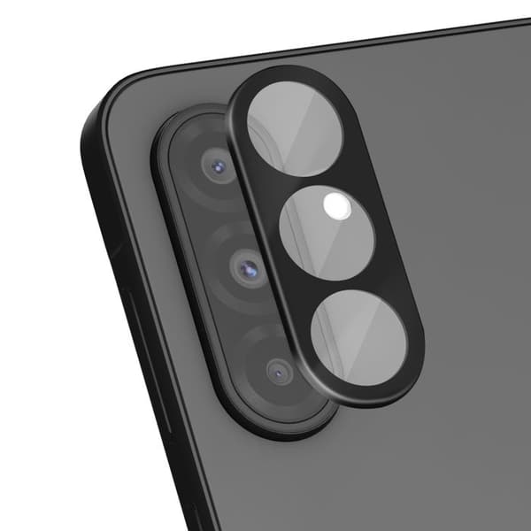 Paket med 2 härdade kameraglas för Samsung Galaxy A56 böjd 3D svart