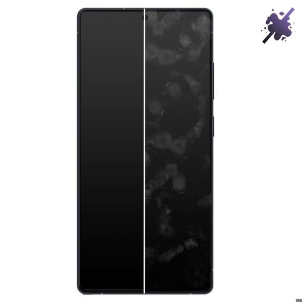 Härdat glas för Galaxy S25 Ultra Hårdhetsgrad 9H Repellerande Total täckning Akashi Svart