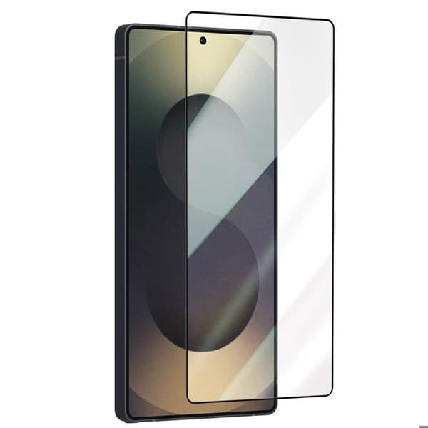 Härdat glas för Galaxy S25 Ultra Hårdhetsgrad 9H Repellerande Total täckning Akashi Svart