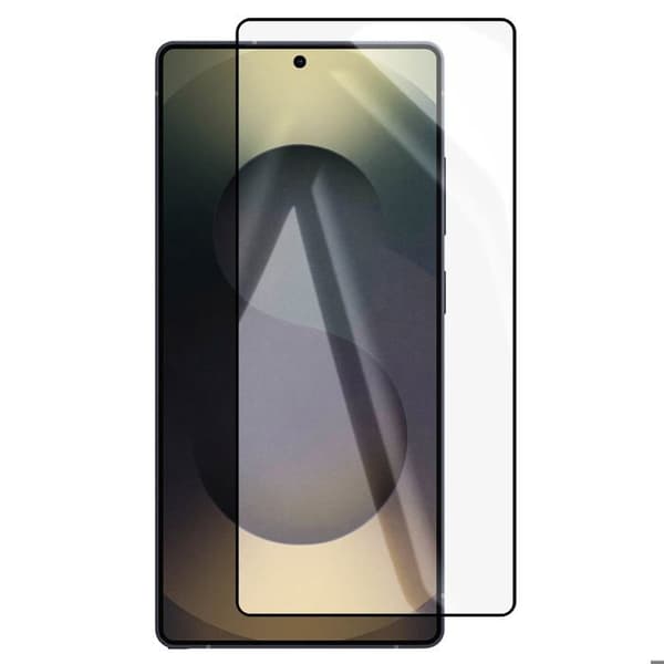 Härdat glas för Galaxy S25 Ultra Hårdhetsgrad 9H Repellerande Total täckning Akashi Svart