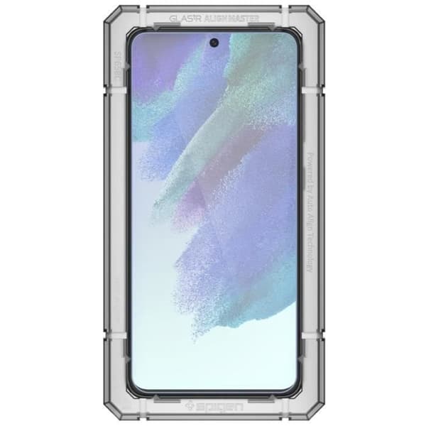 Skärmskydd - SPIGEN - AlignMaster Cover - Härdat glas - Kompatibel Samsung Galaxy S21 FE - 2 st