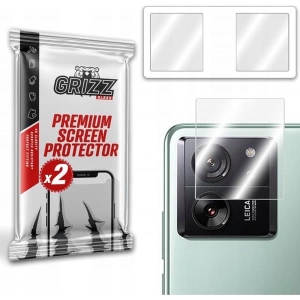 Skyddande film för telefon - skyddsglas för telefon Grizzglass HybridGlass, glas för kamera Xiaomi 13T Pro
