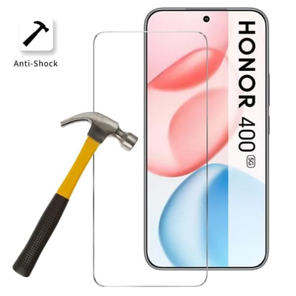 Härdat glas för Honor 400 5G [Paket 2] Skyddande skärmskydd Phonillico®