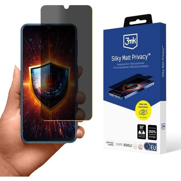 Skyddfilm för telefon - skyddsglas för telefon 3mk Samsung Galaxy M21 Matt silkig sekretessfilm