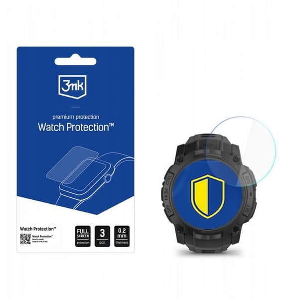 3mk Flexibelt glasfiber skydd för Garmin Instinct 3 Tactical Edition 50 mm