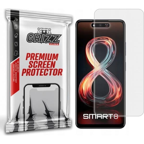 Skyddsfilm för telefon - skyddsglas till telefon Grizzglass Matt papper för Infinix Smart 8 Pro