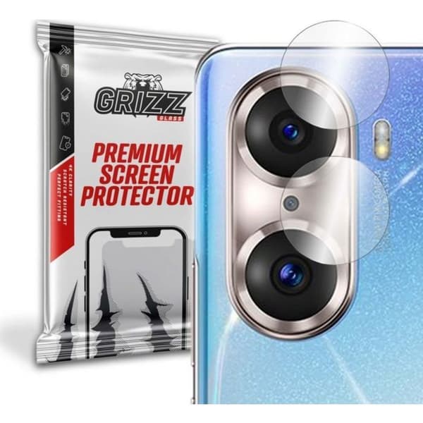Skyddande telefonfilm - skyddsglas för telefon Grizzglass Hybridglas för kamera Grizz Honor 60 Pro