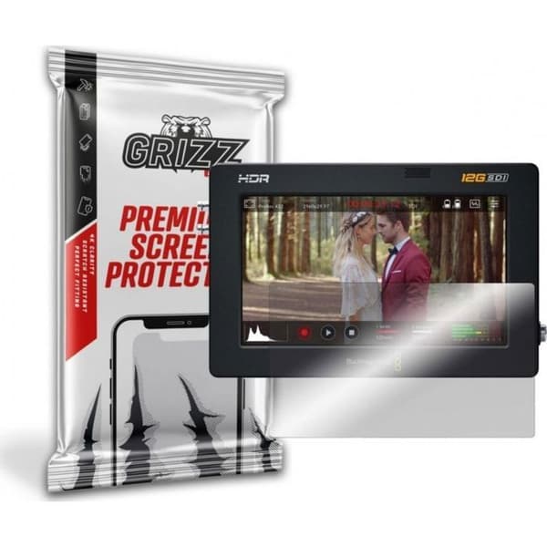 Skyddsglas för telefon - skyddsglas till telefon Grizzglass Hybrid Glass Grizz BlackMagic Video Assist 5V1