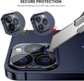 Miniatyrbillede 2 af 3: 2-Pak iPhone 14 Pro Max Linsebeskytter - Fuld Dækning Hærdet Glas Kamerabeskytter