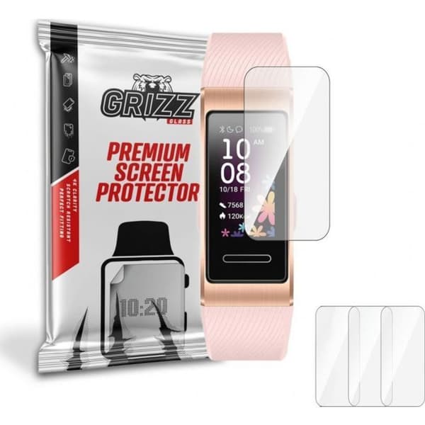 Vitre för smartklocka - skärm för smartklocka Grizzglass Hydrogel film Grizz för Huawei Band 4 Pro