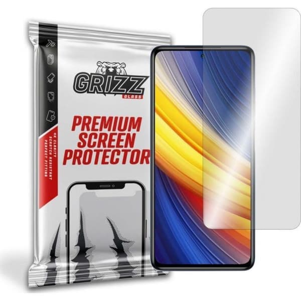 Skyddsglas för telefon - Grizzglass Hybrid Glass för Xiaomi POCO X3