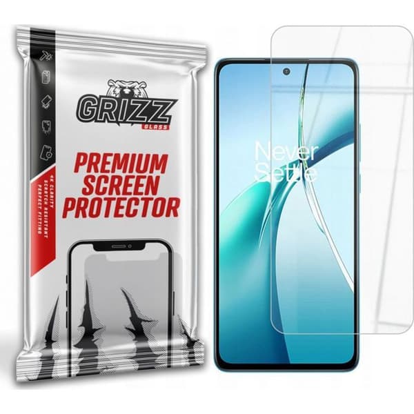 Skyddfilm till telefon - skyddsglas för telefon Grizzglass Hybrid Glass för OnePlus Nord CE4 Lite