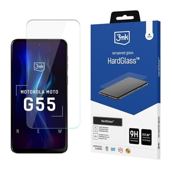 Härdat glas för Motorola Moto G55 5G 3mk HardGlass