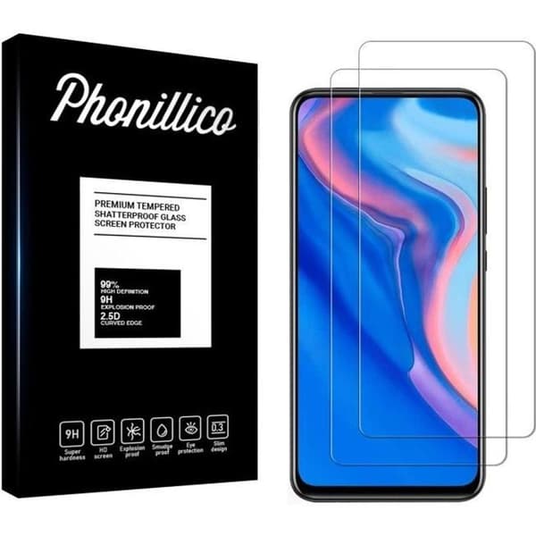 Härdat glas för Huawei P SMART Z [Pack 2] Skärmskyddsfilm Phonillico®