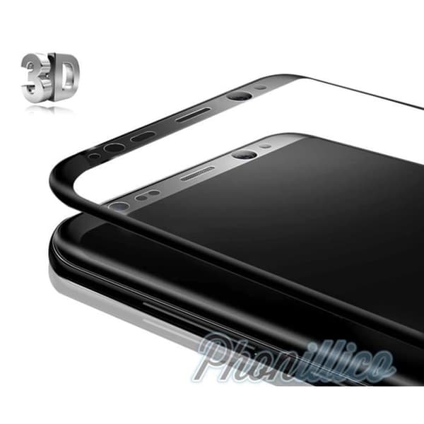 Film för Samsung Galaxy Note 8 - Helsvart Skyddsglas av Härdat Glas Incurve Phonillico®