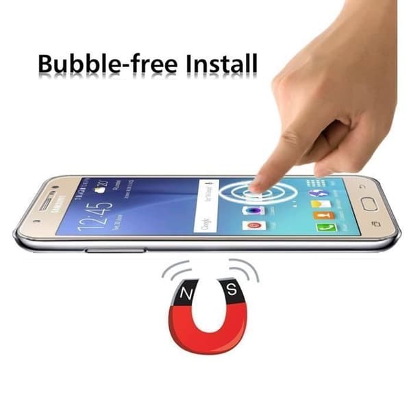 Härdat glas för Samsung Galaxy J5 2015 J500 - [Pack 2] Ultra Resistenta Skärmskydd Film [Phonillico®]