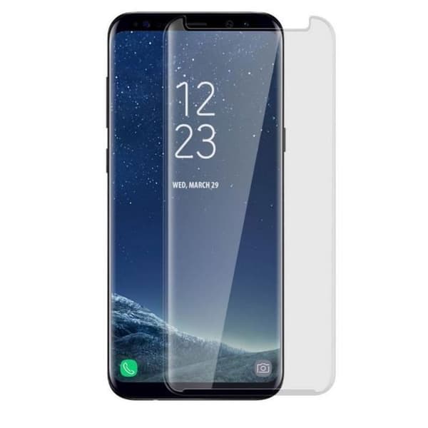Film för Samsung Galaxy S8+ / S8 PLUS - Helglas Transparent Skyddsglas i härdat böjt glas Phonillico®