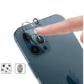 Miniatyrbild 4 av 4: Skydd för iPhone 12 PRO MAX (6,7") [2-pack] Härdat glas bakre kameralinsefilm Phonillico®