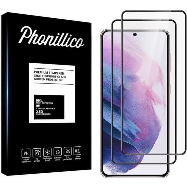 Härdat glas för Samsung S21 PLUS [Paket 2] Phonillico®