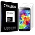 Miniatyrbild 1 av 4: Härdat Glas för Samsung Galaxy S5 MINI - [Pack 3] Ultra Resistenta Skärmskydd Film [Phonillico®]