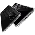 Miniatyrbild 3 av 4: Coque för Samsung Galaxy S20 ULTRA + Härdat Glas Svart Kant - Skydd i Flexibelt Silikon Skärmskydd Phonillico®