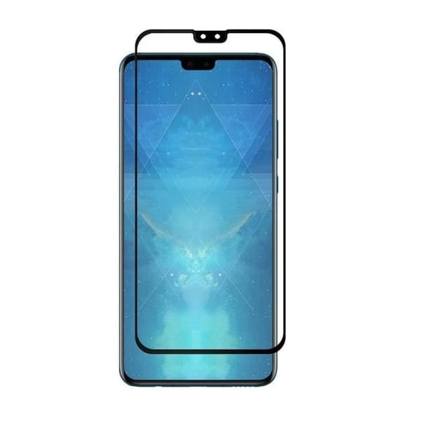 Härdat glas för Huawei MATE 30 - Transparent helfilm med svart kant skärmskydd Phonillico®