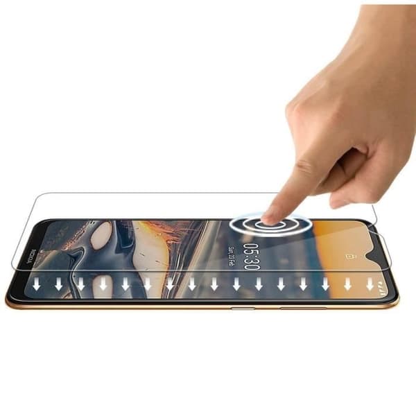 Härdat Glas för Nokia 5.3 [Pack 2] Skyddsglas Film Phonillico®