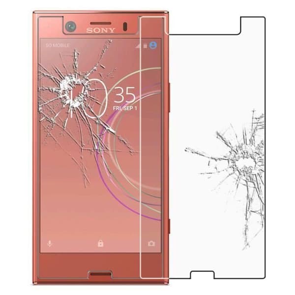 Verkapslad Glas Sony XPERIA XZ1 COMPACT - Film för Skärm Skydd Ultra Resistenta Anti Repor Transparent Phonillico®
