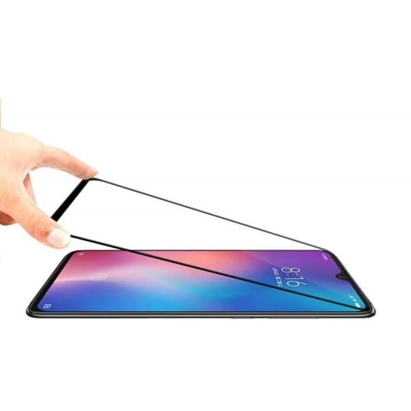 Verre Härdat Xiaomi Mi 9 - Film Svart Hel Båge Skyddsglas Skärm Resistant [Phonillico®]