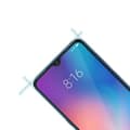 Miniatyrbild 2 av 4: Verre Härdat Xiaomi Mi 9 - Film Svart Hel Båge Skyddsglas Skärm Resistant [Phonillico®]