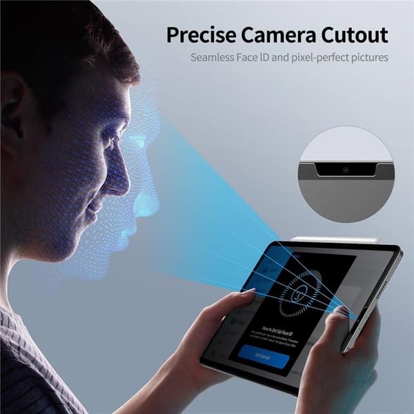 SKALO iPad 11" (2025) ENKAY HAT PRINCE Privacy Hærdet Glas - Sort