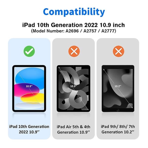 SKALO iPad 11" (2025) ENKAY HAT PRINCE Privacy Hærdet Glas - Sort