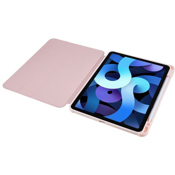 SKALO iPad Air 11 (2024) PU-nahkainen kääntyvä jalusta Kotelo - Pinkki