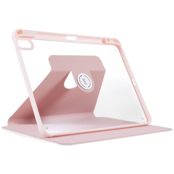 SKALO iPad Air 11 (2024) PU-nahkainen kääntyvä jalusta Kotelo - Pinkki