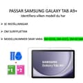 Miniatyrbild 2 av 6: Samsung Galaxy Tab A9+ Plus skärmskydd härdat glas 9H