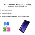 Miniatyrbild 2 av 6: Samsung Galaxy Tab S9 skärmskydd härdat glas 9H