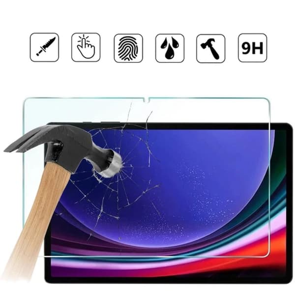 Samsung Galaxy Tab S9 skärmskydd härdat glas 9H