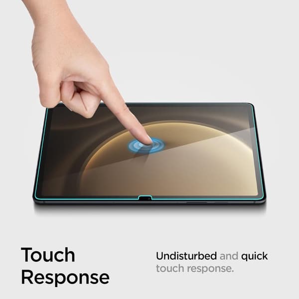 Samsung Galaxy Tab S9 FE+ Plus skärmskydd härdat glas 9H