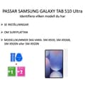 Miniatyrbild 2 av 6: Samsung Galaxy Tab S10 Ultra skärmskydd härdat glas 9H