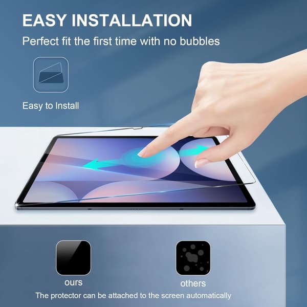 Samsung Galaxy Tab S10+ Plus skärmskydd härdat glas 9H