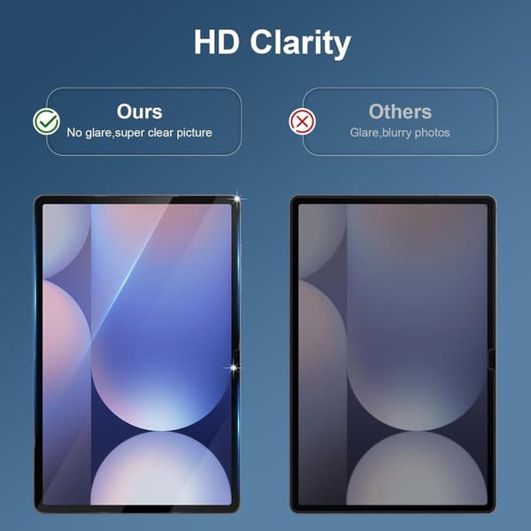 Samsung Galaxy Tab S10+ Plus skärmskydd härdat glas 9H