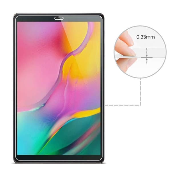 Samsung Galaxy Tab A 10.1 2019 skärmskydd härdat glas 9H
