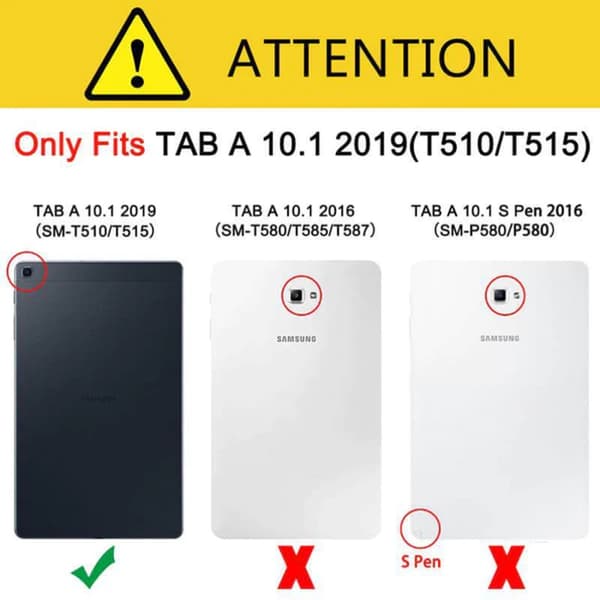 Samsung Galaxy Tab A 10.1 2019 skärmskydd härdat glas 9H