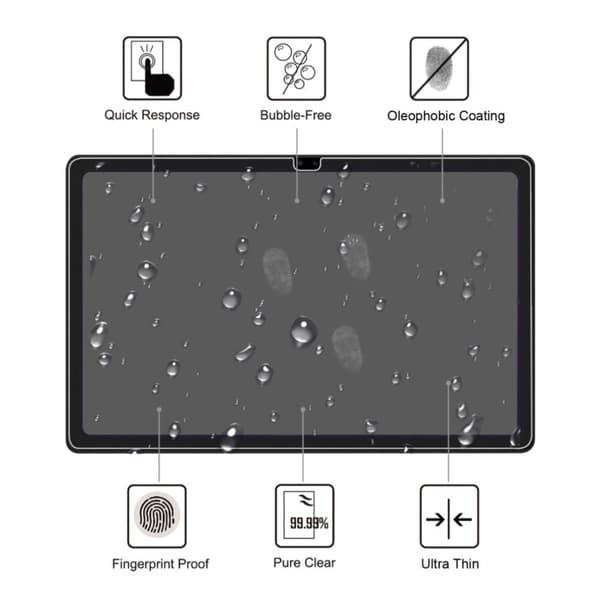 Samsung Galaxy Tab A7 2020 skärmskydd härdat glas 9H